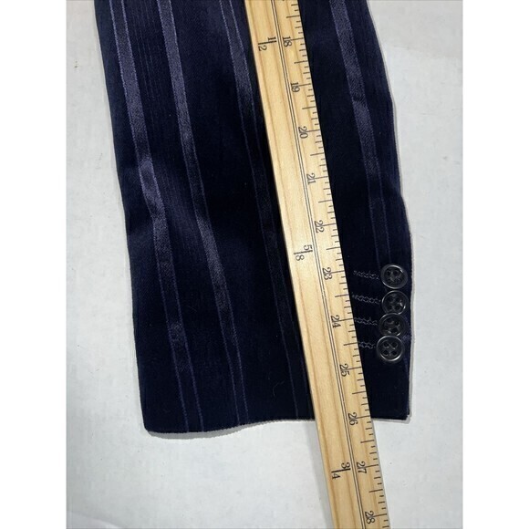 Men's Navy Blue Martin Gordon Cotton and Viscose Jacket Blazer Size Large - Picture 9 of 9